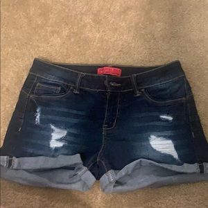 wax jeans jean shorts